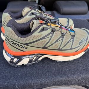 Salomon XT-6 green, black, orange